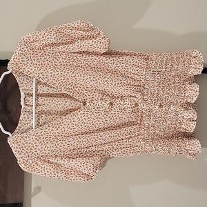 Sienna Sky orange floral blouse